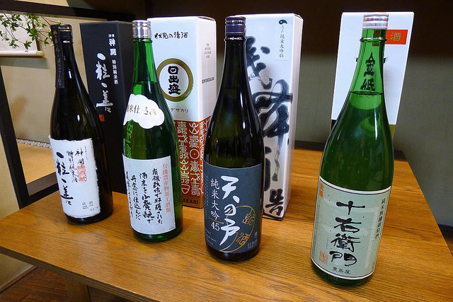 町家でお酒を楽しむ会 日本酒ラインナップ